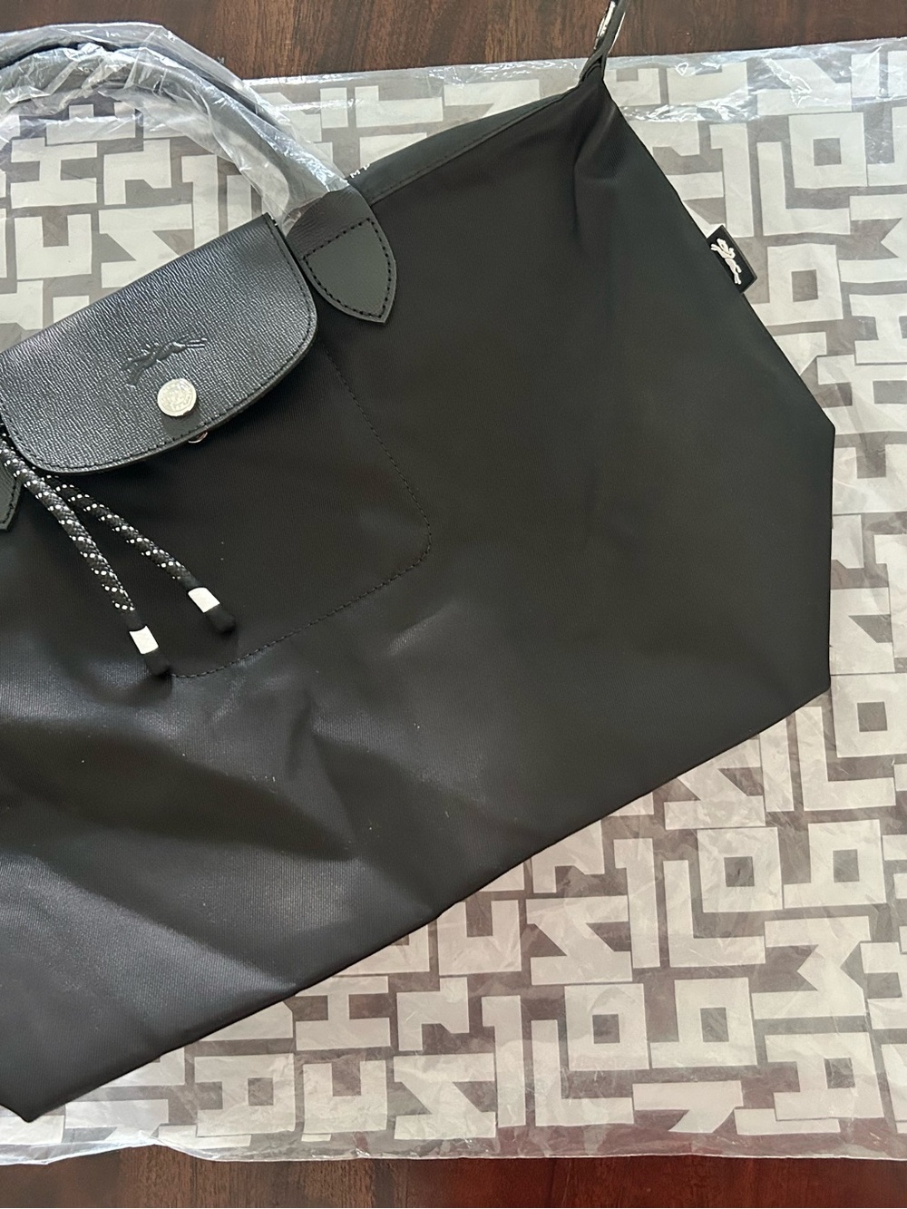 Longchamp Le Pliage Classic Black Tote Bag - Picture 3 of 6